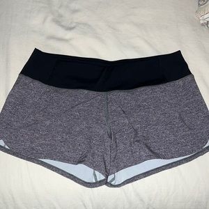 Grey lululemon speed up short